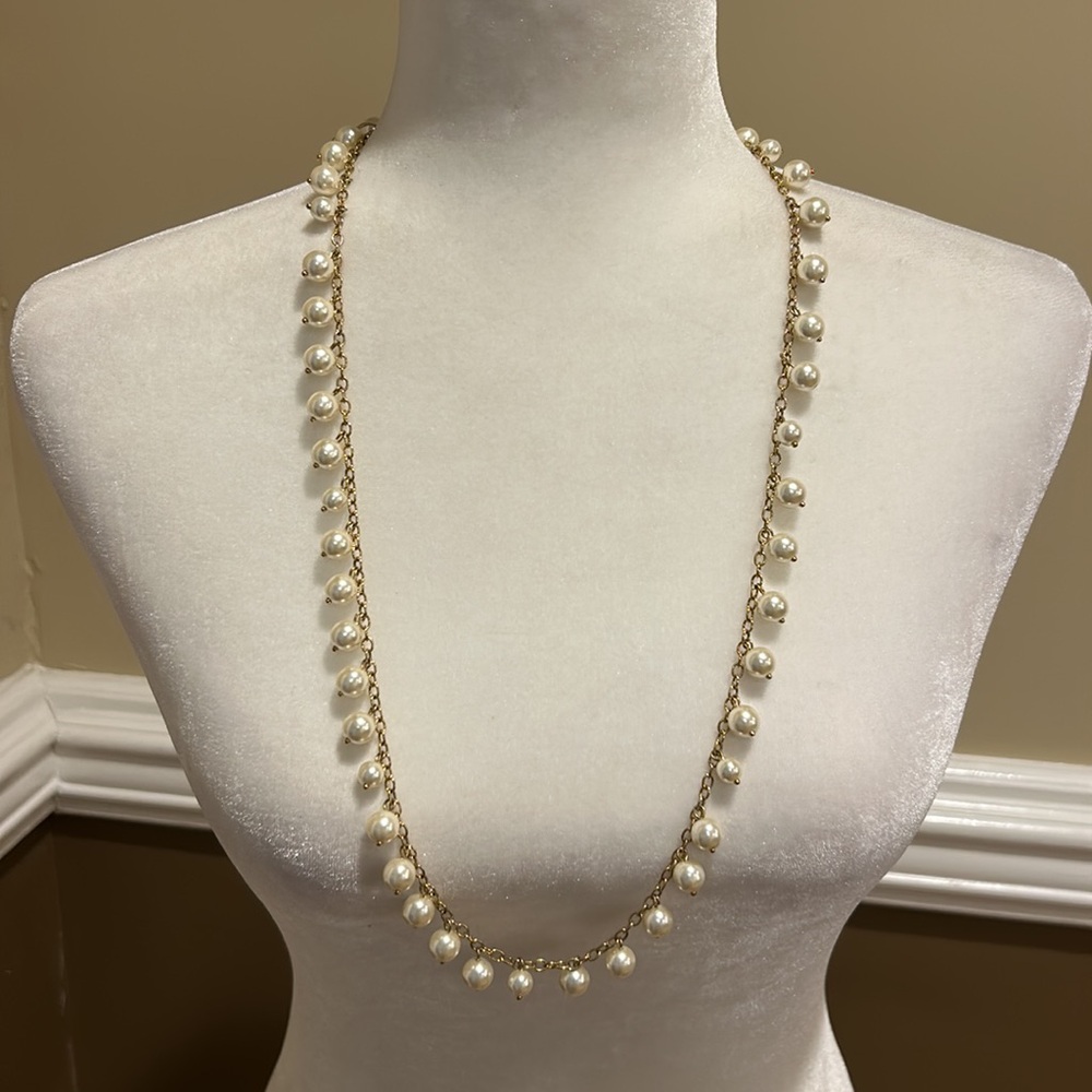 J. Crew Faux Pearl Necklace